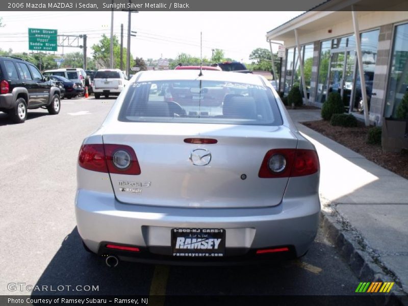 Sunlight Silver Metallic / Black 2006 Mazda MAZDA3 i Sedan