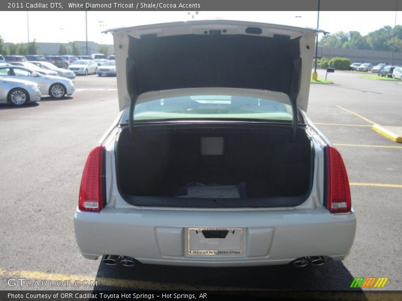 White Diamond Tricoat / Shale/Cocoa Accents 2011 Cadillac DTS