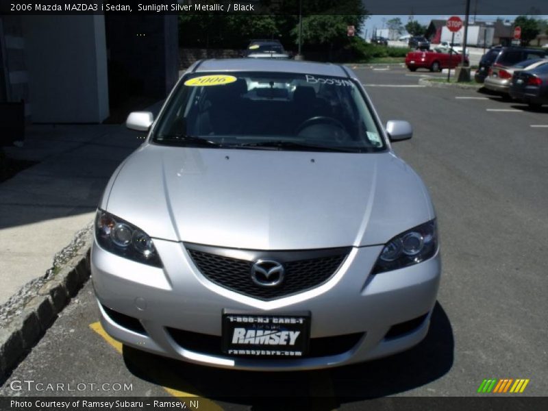 Sunlight Silver Metallic / Black 2006 Mazda MAZDA3 i Sedan