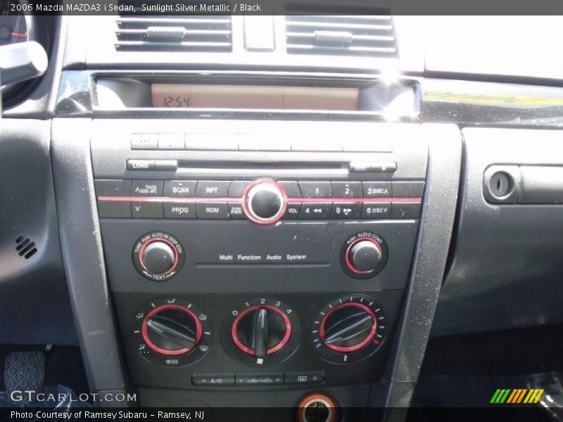 Sunlight Silver Metallic / Black 2006 Mazda MAZDA3 i Sedan