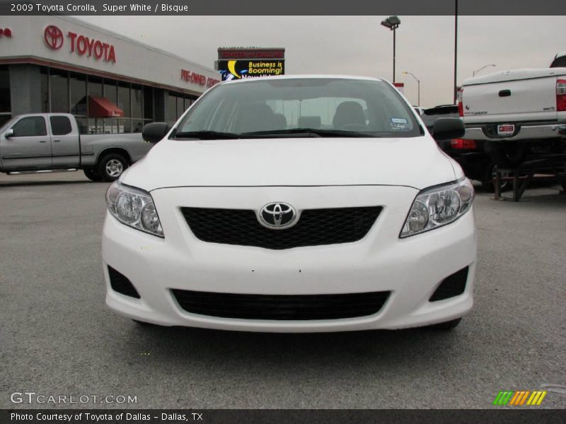 Super White / Bisque 2009 Toyota Corolla