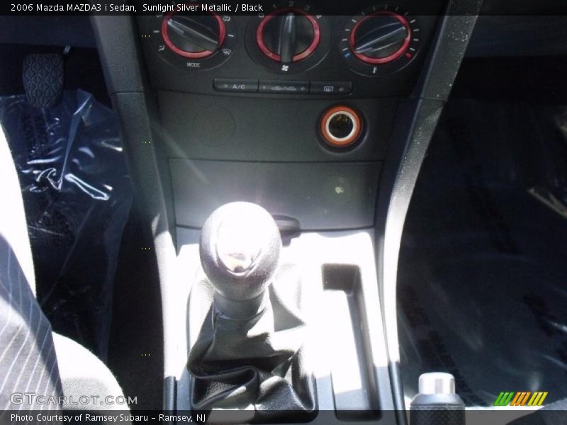 Sunlight Silver Metallic / Black 2006 Mazda MAZDA3 i Sedan