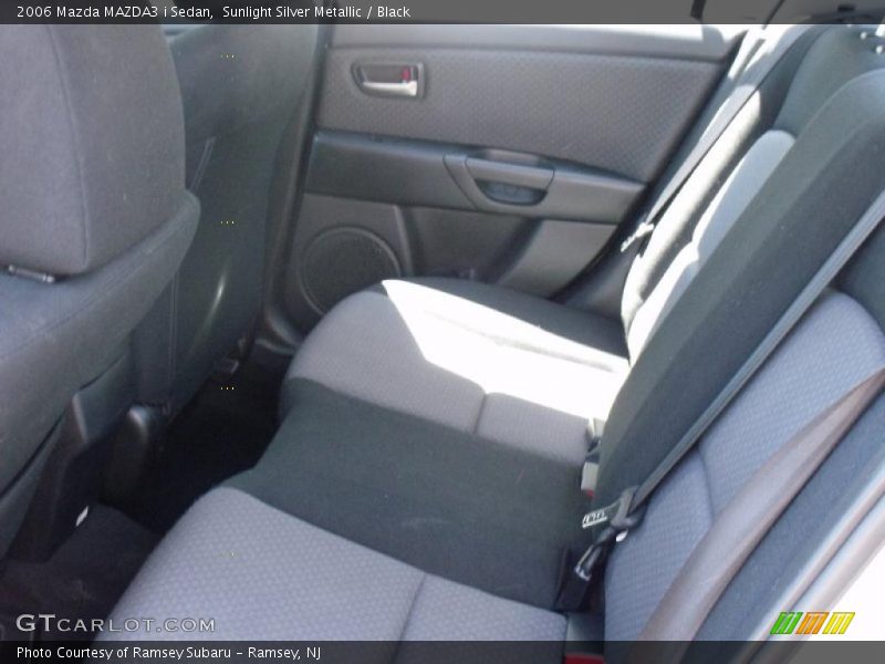 Sunlight Silver Metallic / Black 2006 Mazda MAZDA3 i Sedan