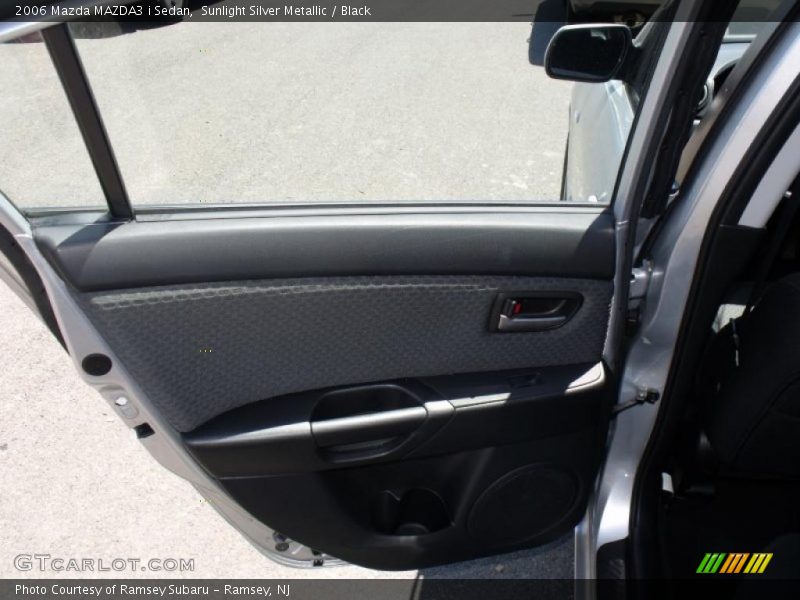 Sunlight Silver Metallic / Black 2006 Mazda MAZDA3 i Sedan