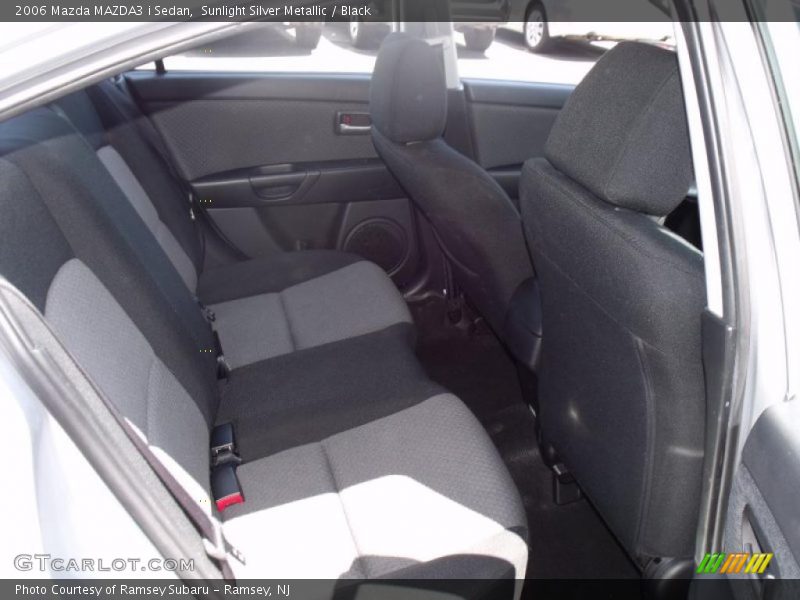Sunlight Silver Metallic / Black 2006 Mazda MAZDA3 i Sedan