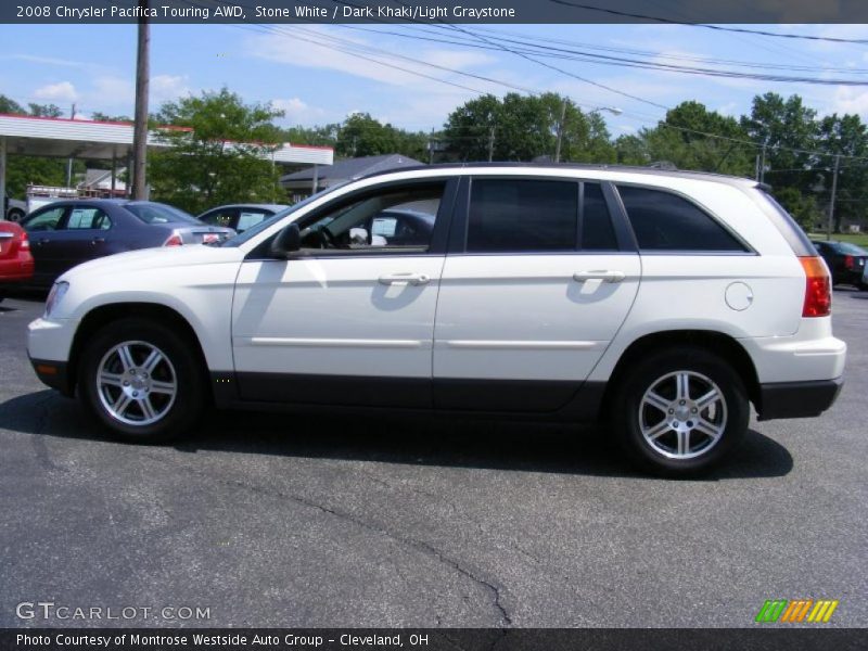 Stone White / Dark Khaki/Light Graystone 2008 Chrysler Pacifica Touring AWD