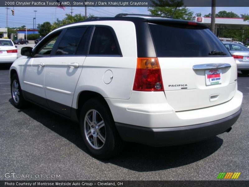 Stone White / Dark Khaki/Light Graystone 2008 Chrysler Pacifica Touring AWD