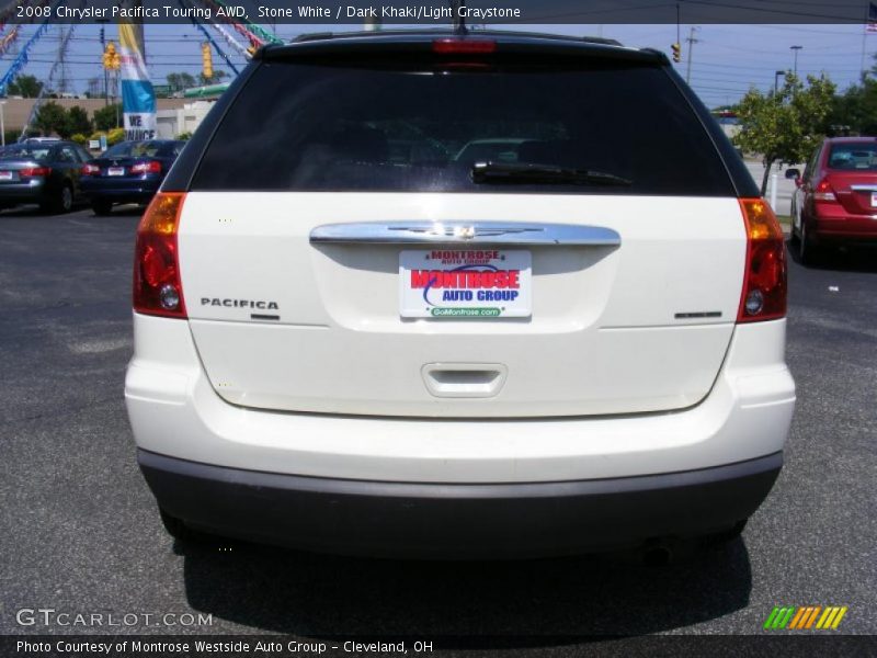 Stone White / Dark Khaki/Light Graystone 2008 Chrysler Pacifica Touring AWD