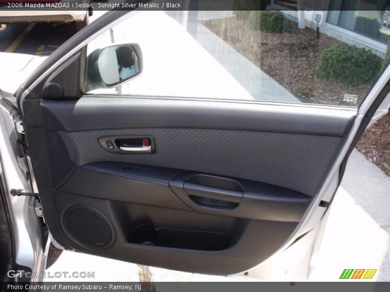 Sunlight Silver Metallic / Black 2006 Mazda MAZDA3 i Sedan