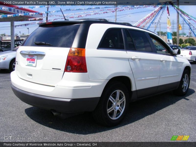 Stone White / Dark Khaki/Light Graystone 2008 Chrysler Pacifica Touring AWD