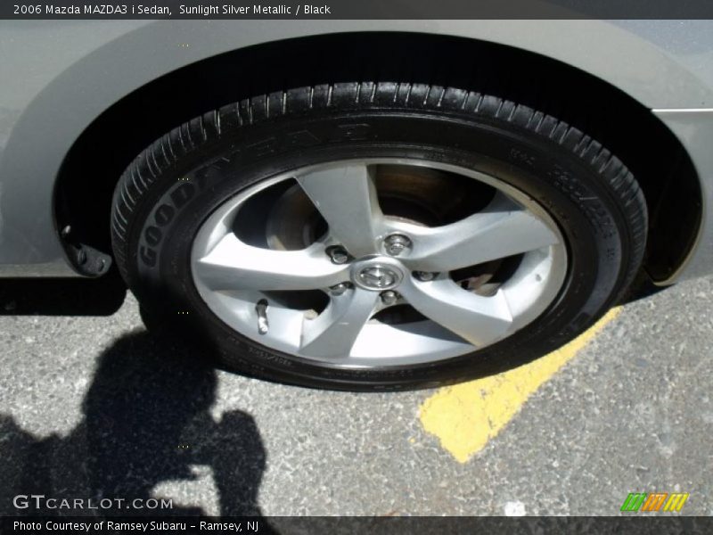 Sunlight Silver Metallic / Black 2006 Mazda MAZDA3 i Sedan