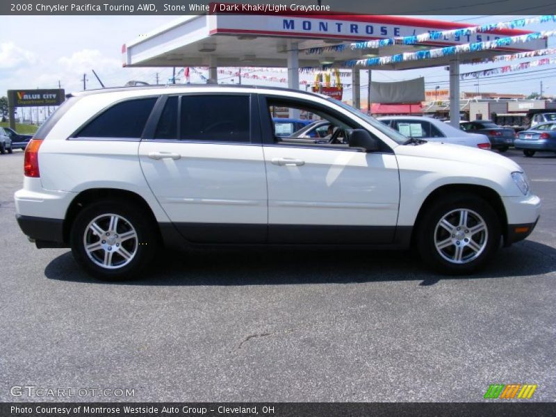 Stone White / Dark Khaki/Light Graystone 2008 Chrysler Pacifica Touring AWD