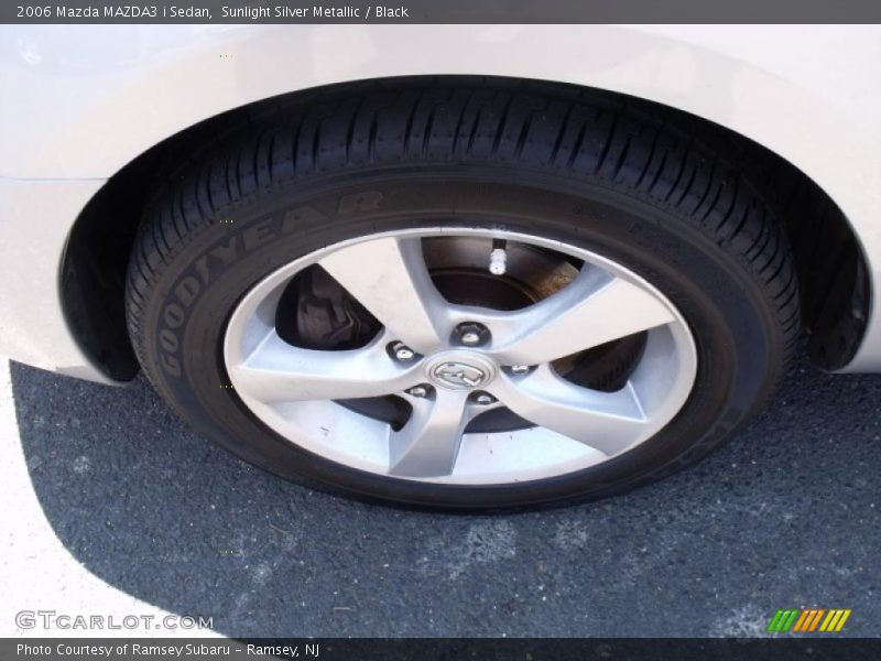 Sunlight Silver Metallic / Black 2006 Mazda MAZDA3 i Sedan