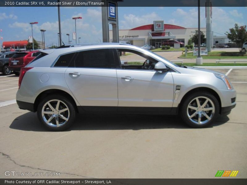 Radiant Silver / Ebony/Titanium 2010 Cadillac SRX V6