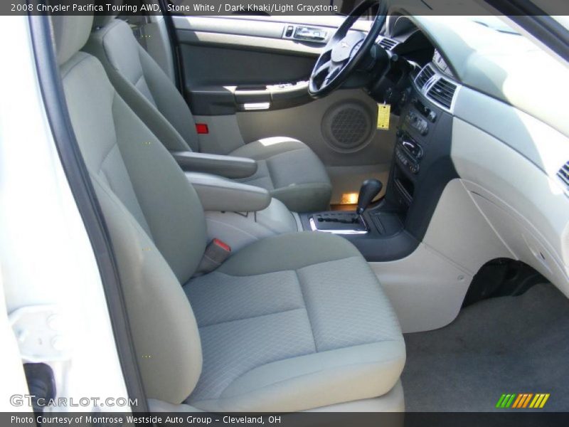 Stone White / Dark Khaki/Light Graystone 2008 Chrysler Pacifica Touring AWD