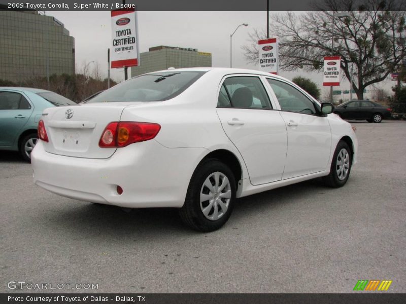 Super White / Bisque 2009 Toyota Corolla