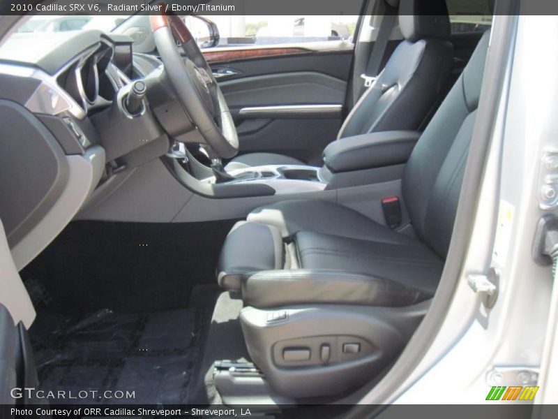 Radiant Silver / Ebony/Titanium 2010 Cadillac SRX V6