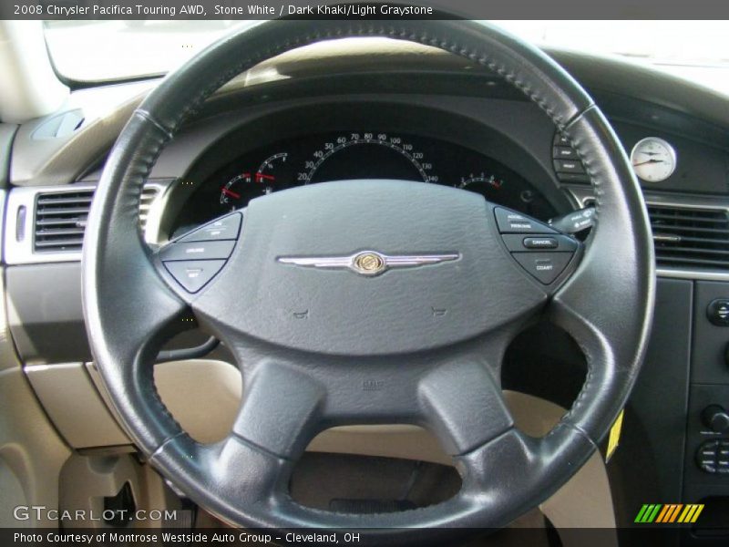 Stone White / Dark Khaki/Light Graystone 2008 Chrysler Pacifica Touring AWD