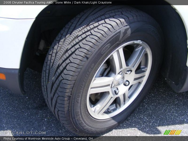 Stone White / Dark Khaki/Light Graystone 2008 Chrysler Pacifica Touring AWD