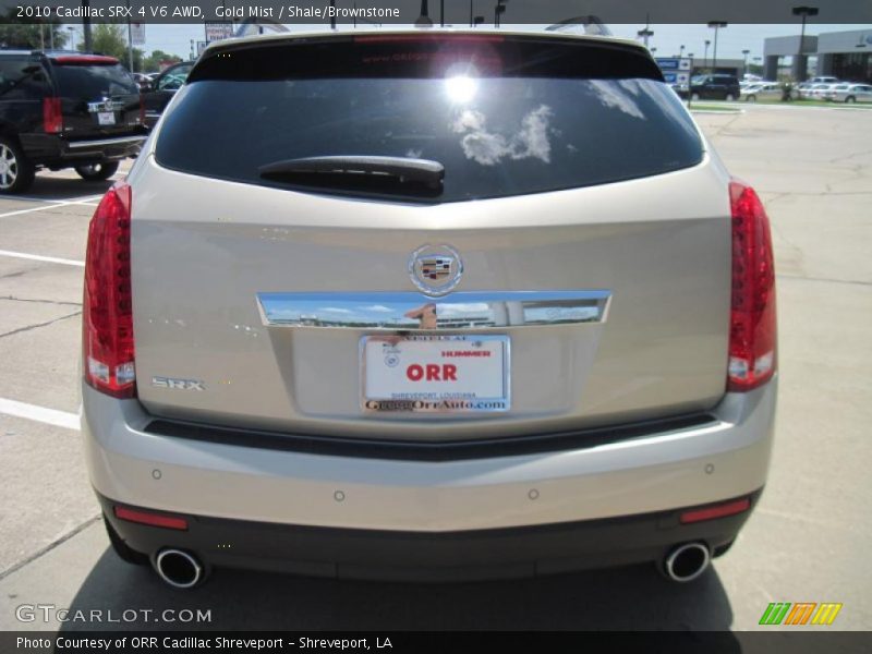 Gold Mist / Shale/Brownstone 2010 Cadillac SRX 4 V6 AWD