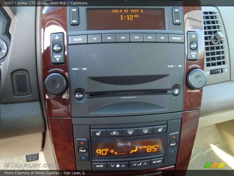 Gold Mist / Cashmere 2007 Cadillac CTS Sedan