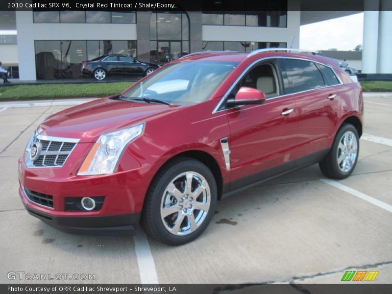 Crystal Red Tintcoat / Shale/Ebony 2010 Cadillac SRX V6