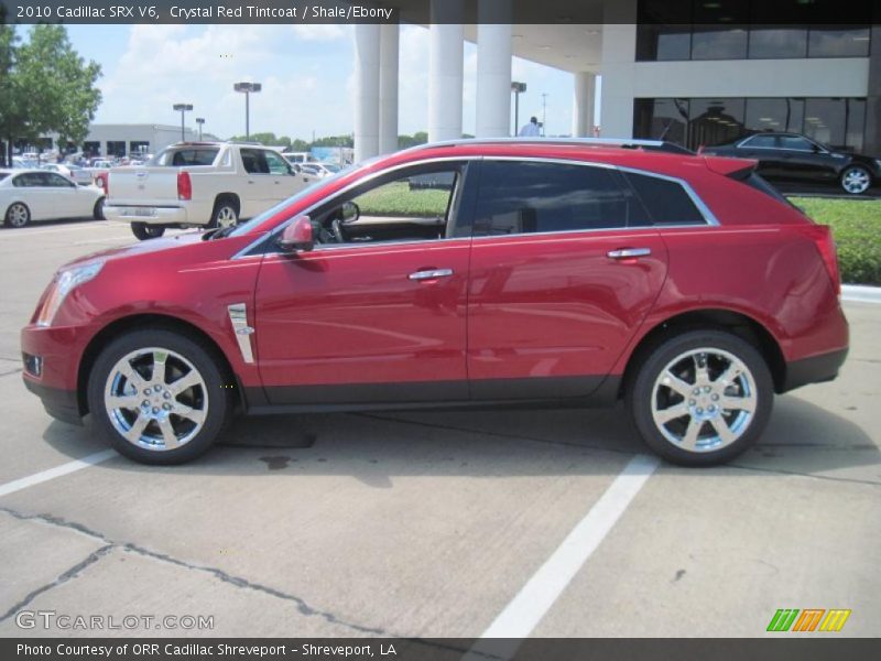 Crystal Red Tintcoat / Shale/Ebony 2010 Cadillac SRX V6