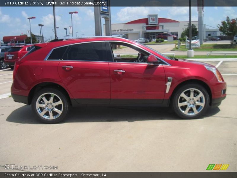 Crystal Red Tintcoat / Shale/Ebony 2010 Cadillac SRX V6