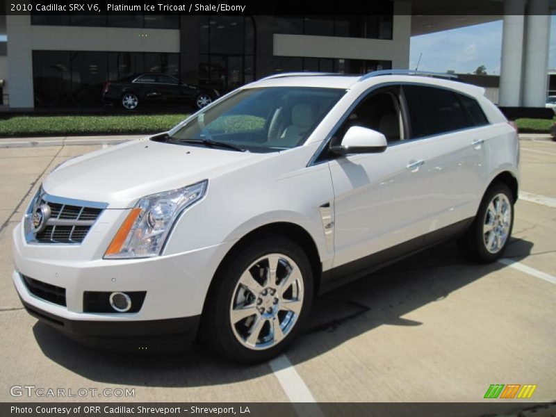 Platinum Ice Tricoat / Shale/Ebony 2010 Cadillac SRX V6