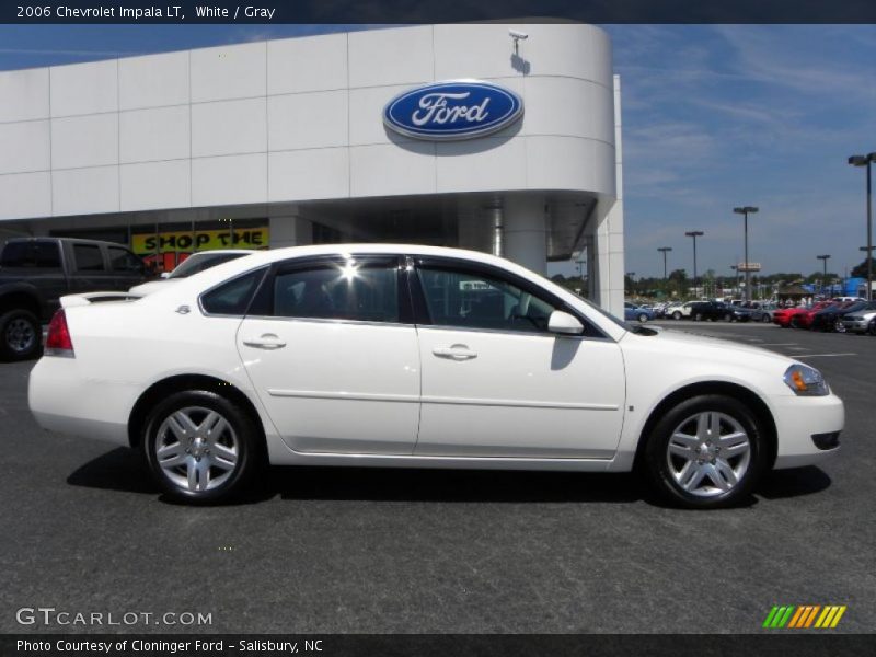 White / Gray 2006 Chevrolet Impala LT