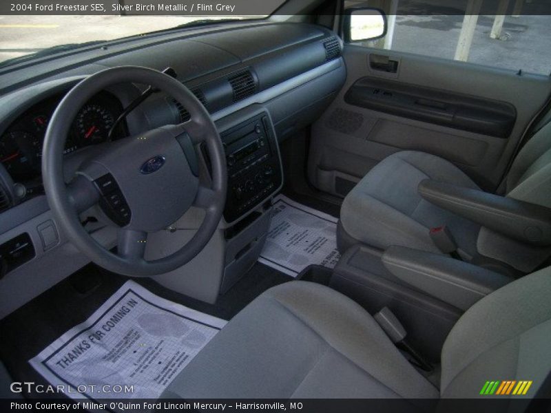 Silver Birch Metallic / Flint Grey 2004 Ford Freestar SES