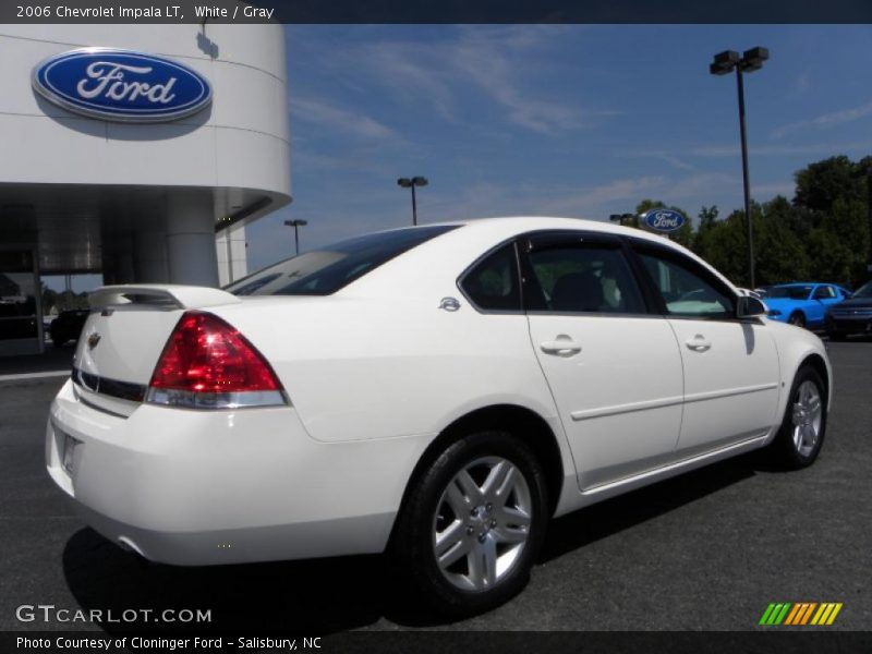 White / Gray 2006 Chevrolet Impala LT