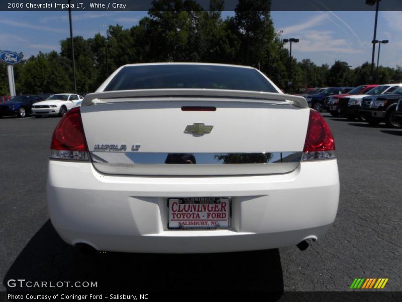 White / Gray 2006 Chevrolet Impala LT
