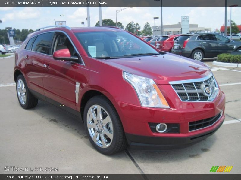Crystal Red Tintcoat / Shale/Ebony 2010 Cadillac SRX V6