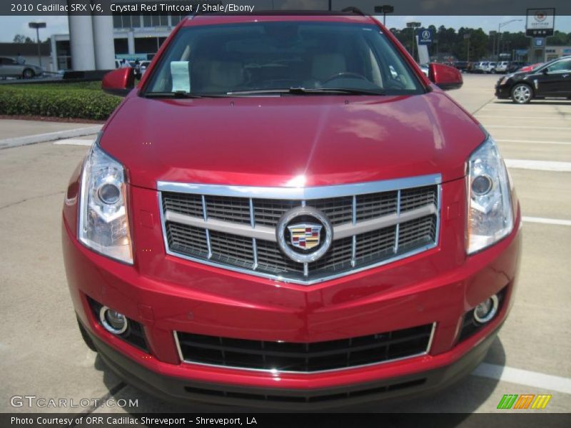 Crystal Red Tintcoat / Shale/Ebony 2010 Cadillac SRX V6