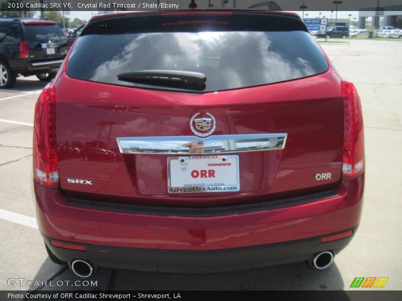 Crystal Red Tintcoat / Shale/Ebony 2010 Cadillac SRX V6