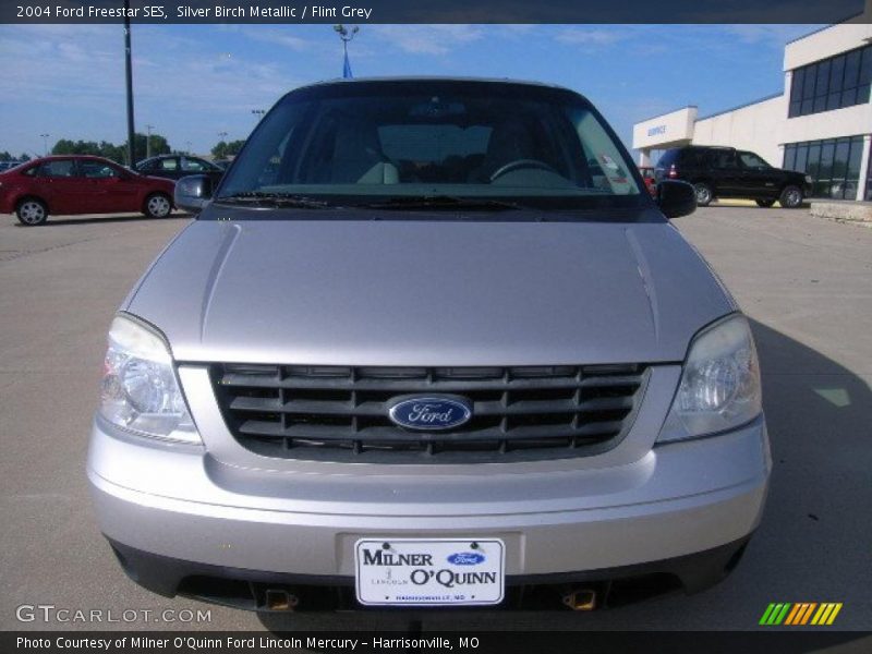 Silver Birch Metallic / Flint Grey 2004 Ford Freestar SES