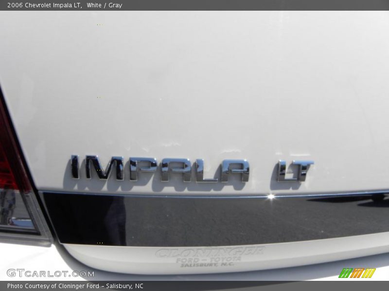 White / Gray 2006 Chevrolet Impala LT