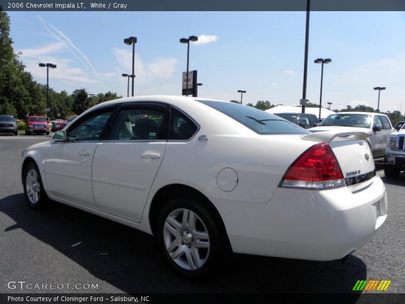 White / Gray 2006 Chevrolet Impala LT