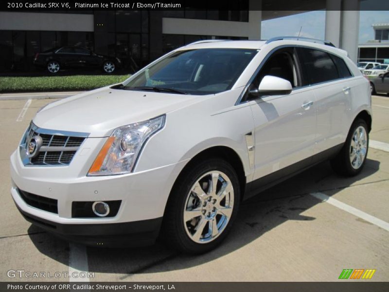 Platinum Ice Tricoat / Ebony/Titanium 2010 Cadillac SRX V6