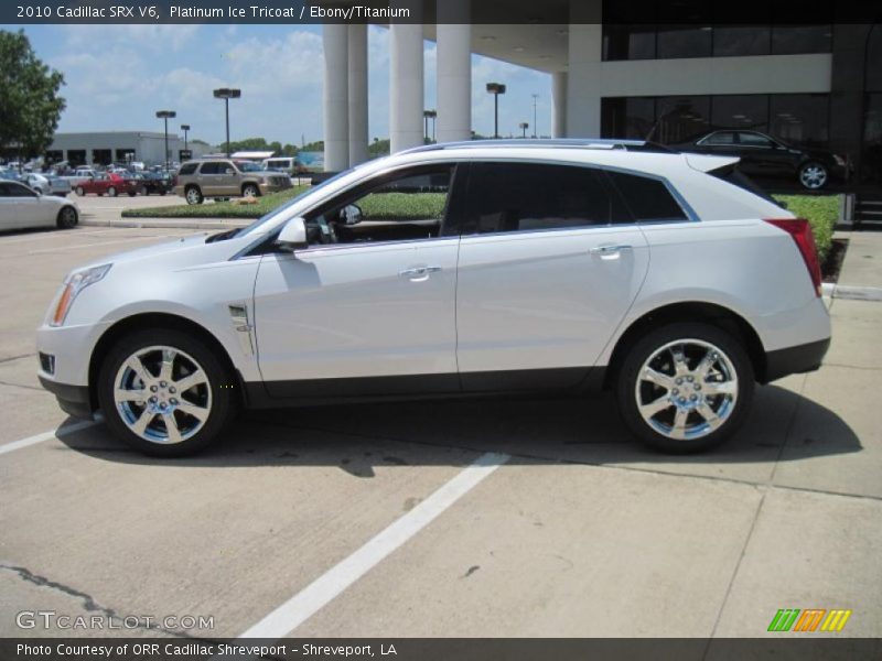 Platinum Ice Tricoat / Ebony/Titanium 2010 Cadillac SRX V6