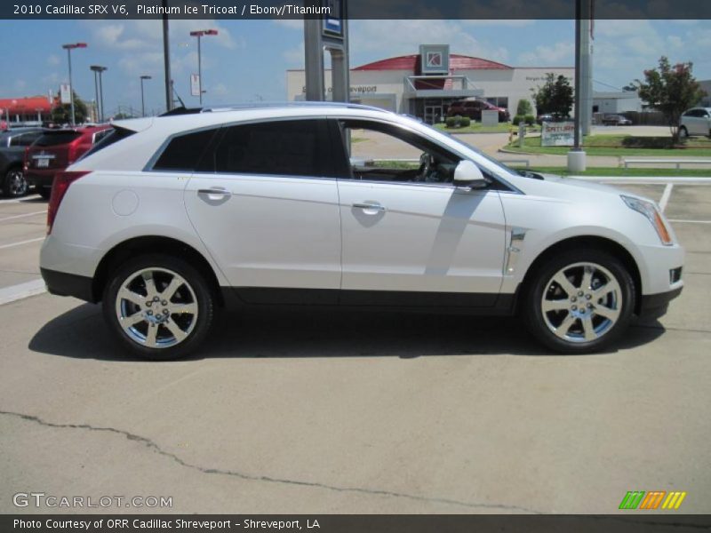 Platinum Ice Tricoat / Ebony/Titanium 2010 Cadillac SRX V6