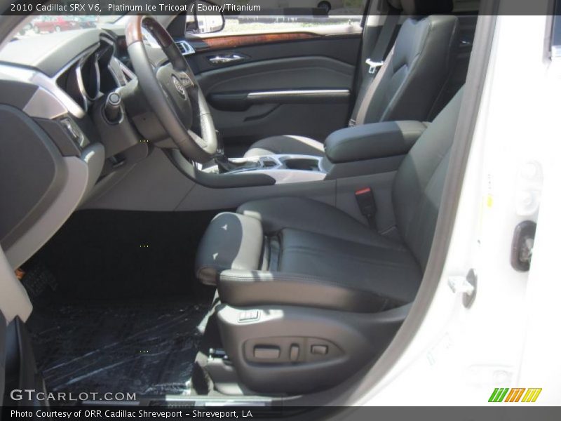 Platinum Ice Tricoat / Ebony/Titanium 2010 Cadillac SRX V6