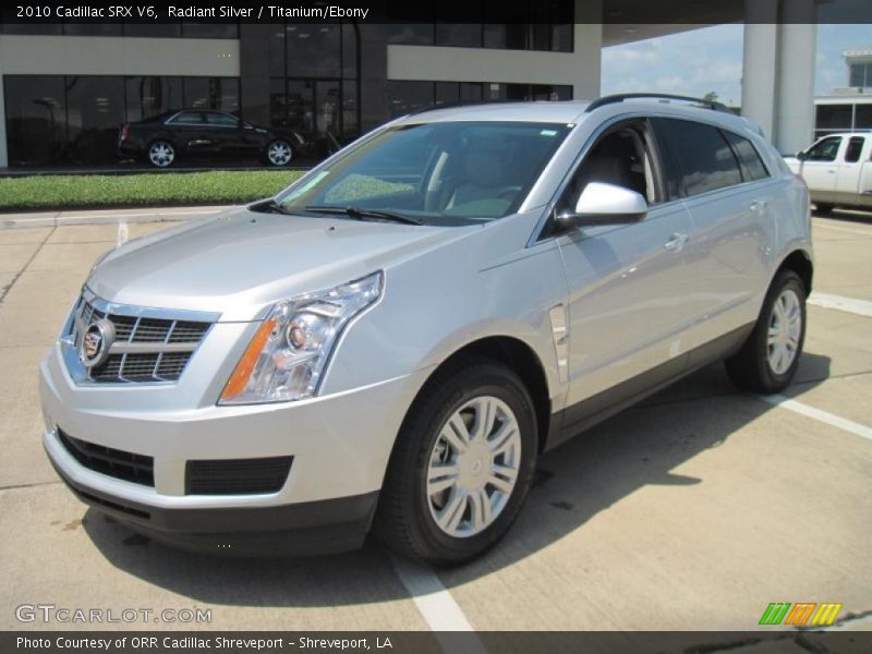 Radiant Silver / Titanium/Ebony 2010 Cadillac SRX V6