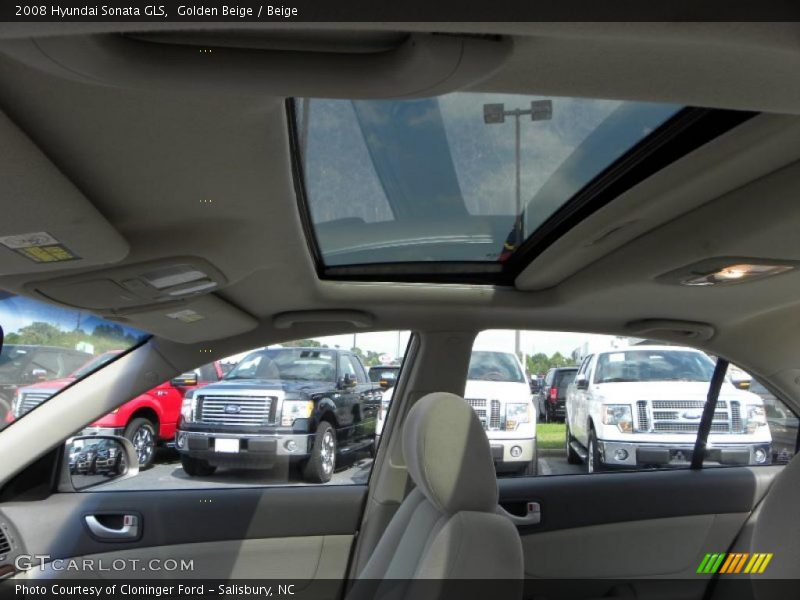 Golden Beige / Beige 2008 Hyundai Sonata GLS