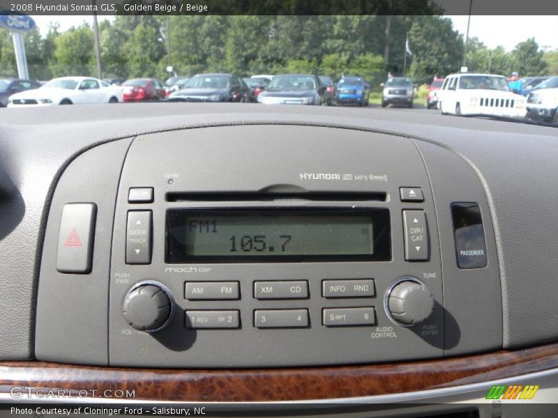 Golden Beige / Beige 2008 Hyundai Sonata GLS