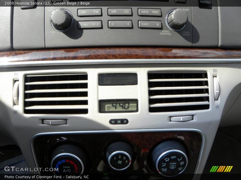 Golden Beige / Beige 2008 Hyundai Sonata GLS