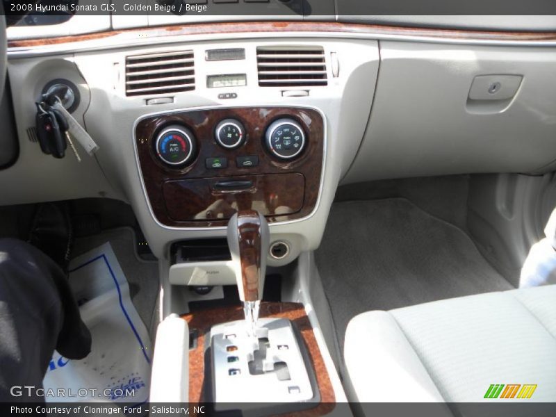 Golden Beige / Beige 2008 Hyundai Sonata GLS