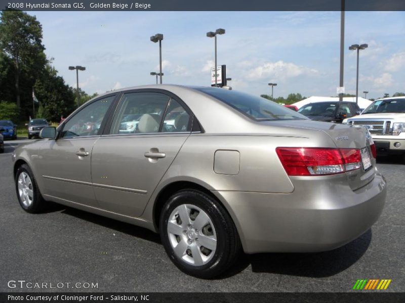 Golden Beige / Beige 2008 Hyundai Sonata GLS