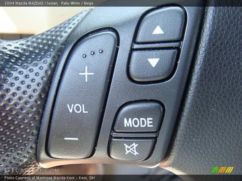 Rally White / Beige 2004 Mazda MAZDA3 i Sedan